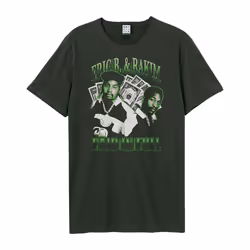 Amplified Mens Paid In Full Eric B. & Rakim T-Shirt - 3XL, Charcoal