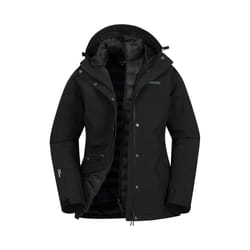 Mountain Warehouse Womens/Ladies Alaskan 3 in 1 Padded Jacket - 14 UK, Black