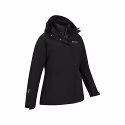 Mountain Warehouse Womens/Ladies Alaskan 3 in 1 Padded Jacket - 14 UK, Black