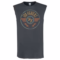 Amplified Mens Air Foo Fighters Tank Top - XL, Charcoal