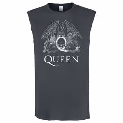 Amplified Mens Royal Crest Queen Tank Top - XL, Charcoal