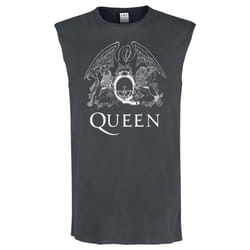 Amplified Mens Royal Crest Queen Tank Top - XL, Charcoal