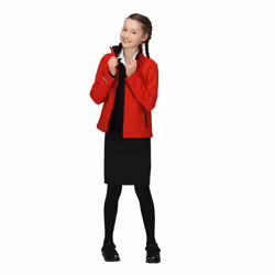 Regatta Childrens/Kids Ablaze 2 Layer Soft Shell Jacket - 5-6 Years, Classic Red/Black