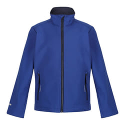 Regatta Childrens/Kids Ablaze 2 Layer Soft Shell Jacket - 9-10 Years, New Royal/Navy