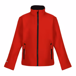 Regatta Childrens/Kids Ablaze 2 Layer Soft Shell Jacket - 3-4 Years, Classic Red/Black