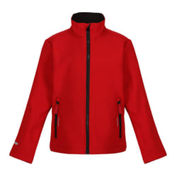 Regatta Childrens/Kids Ablaze 2 Layer Soft Shell Jacket - 3-4 Years, Classic Red/Black