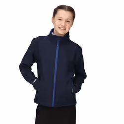 Regatta Childrens/Kids Ablaze 2 Layer Soft Shell Jacket - 3-4 Years, Navy/New Royal