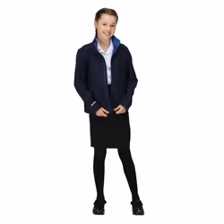 Regatta Childrens/Kids Ablaze 2 Layer Soft Shell Jacket - 3-4 Years, Navy/New Royal