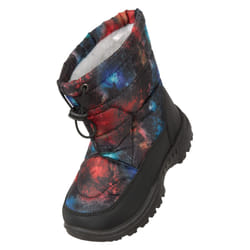 Mountain Warehouse Toddler Caribou Adaptive Tie Dye Snow Boots - 6 UK Child, Jet Black