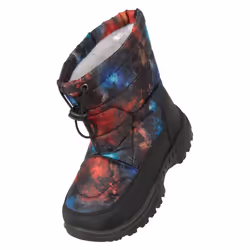 Mountain Warehouse Toddler Caribou Adaptive Tie Dye Snow Boots - 8 UK Child, Jet Black