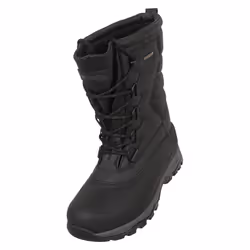 Mountain Warehouse Mens Nevis Extreme Suede Snow Boots - 9 UK, Jet Black