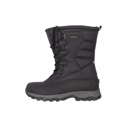 Mountain Warehouse Mens Nevis Extreme Suede Snow Boots - 9 UK, Jet Black