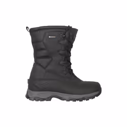 Mountain Warehouse Mens Nevis Extreme Suede Snow Boots - 9 UK, Jet Black