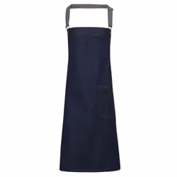 Premier District Bibbed Apron - One Size, Indigo Denim