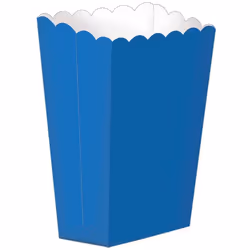 Amscan Paper Popcorn Holder (Pack of 5) - One Size, Blue