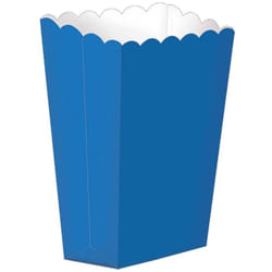 Amscan Paper Popcorn Holder (Pack of 5) - One Size, Blue