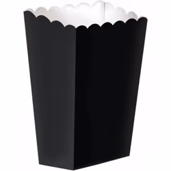 Amscan Paper Popcorn Holder (Pack of 5) - One Size, Black