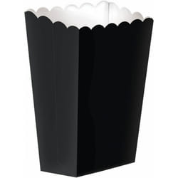 Amscan Paper Popcorn Holder (Pack of 5) - One Size, Black