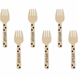Amscan International Wooden Forks (Pack of 12)