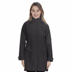 Trespass Womens/Ladies Rainy Day Waterproof Jacket - S, Black