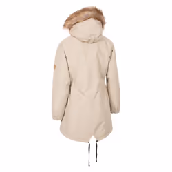 Trespass Womens/Ladies Celebrity Insulated Longer Length Parka Jacket - XL, Oatmilk