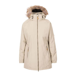 Trespass Womens/Ladies Celebrity Insulated Longer Length Parka Jacket - S, Oatmilk