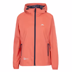 Trespass Womens/Ladies Qikpac Waterproof Packaway Shell Jacket - XXS, Peach Blush