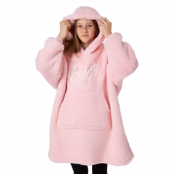 Barbie Girls Sherpa Hoodie Blanket - 9-13 Years, Pink