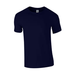 Gildan Mens Short Sleeve Soft-Style T-Shirt - 3XL, Navy Blue