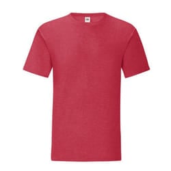 Fruit of the Loom Mens Iconic 150 T-Shirt - M, Red Heather