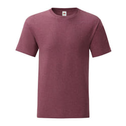 Fruit of the Loom Mens Iconic 150 T-Shirt - XL, Burgundy Heather