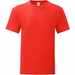 Fruit of the Loom Mens Iconic 150 T-Shirt - L, Red