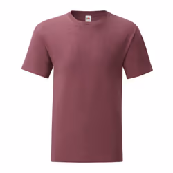 Fruit of the Loom Mens Iconic 150 T-Shirt - L, Burgundy Heather
