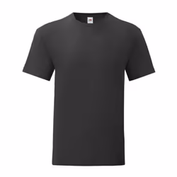 Fruit of the Loom Mens Iconic 150 T-Shirt - S, Black