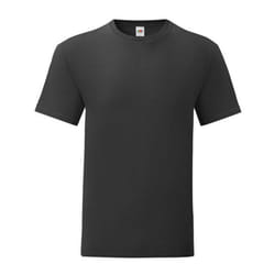 Fruit of the Loom Mens Iconic 150 T-Shirt - S, Black