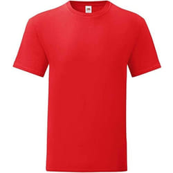 Fruit of the Loom Mens Iconic 150 T-Shirt - XXL, Red