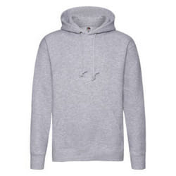 Fruit of the Loom Mens R Hoodie - L, Heather Grey