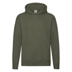 Fruit of the Loom Mens R Hoodie - L, Classic Olive