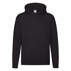 Fruit of the Loom Mens R Hoodie - L, Black