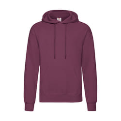 Fruit of the Loom Mens R Hoodie - L, Burgundy