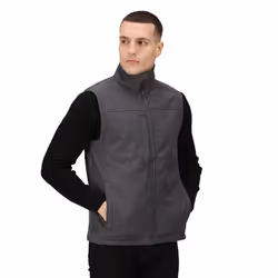 Regatta Mens Flux Softshell Body Warmer - M, Seal Grey/Seal Grey