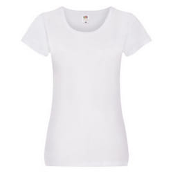Fruit of the Loom Womens/Ladies T-Shirt - S, White