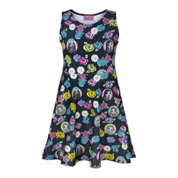 Bratz Girls Floral Skater Dress - 7-8 Years, Multicoloured