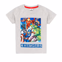 Marvel Avengers Boys Superhero Long Pyjama Set - 2-3 Years, Grey Marl