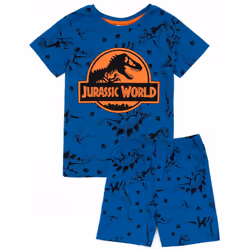 Jurassic World Boys All-Over Print Short Pyjama Set - 9-10 Years, Blue