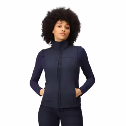 Regatta Womens/Ladies Flux Softshell Gilet - 10 UK, Navy/Navy