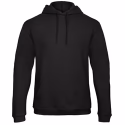 B&C Unisex Adult ID.203 50/50 Hoodie - XXL, Black