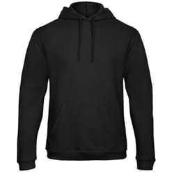 B&C Unisex Adult ID.203 50/50 Hoodie - XXL, Black