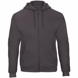 B&C Unisex Adult ID.205 50/50 Full Zip Hoodie - XL, Anthracite