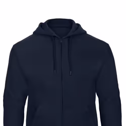 B&C Unisex Adult ID.205 50/50 Full Zip Hoodie - XS, Navy
